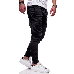 Pantaloni Cargo da <span class=keywords><strong>uomo</strong></span> di qualità cotone Multi-tasca dettaglio Plus-Size pantaloni Cargo da <span class=keywords><strong>uomo</strong></span> - Product Image 4