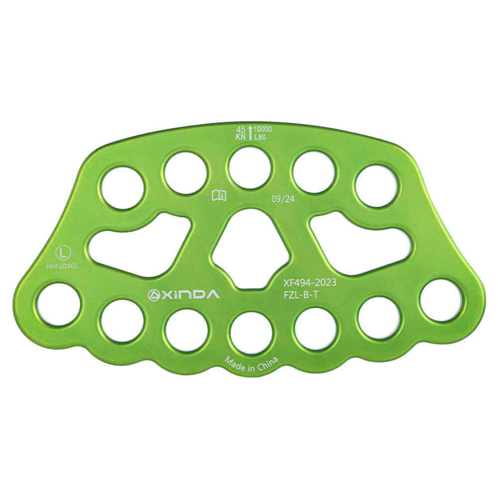 Plaque de mise en forme à 4 trous - vert gazon
