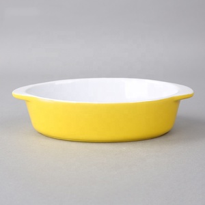 Restaurant Dîner En Céramique De <span class=keywords><strong>Couleur</strong></span> Ovale Forme Nouilles <span class=keywords><strong>Assiette</strong></span> <span class=keywords><strong>Creuse</strong></span> - Product Image 3