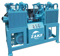 ZAKF Usine Prix De Gros 30bar 40 Bar Booster Piston Compresseur D'air Haute Pression Portable Boosting pour PET Bouteille De Soufflage