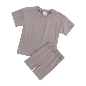 Ensemble de vêtements pour garçons et filles, t-shirts à manches courtes et leggings, pantalons de jogging, 2 pièces, vêtements pour tout-petits, vêtements d'été pour filles 2022 - Product Image 5