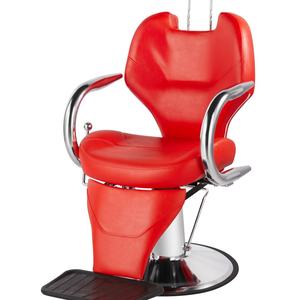 Kursi tukang cukur hidrolik, merah klasik nyaman kulit sintetis peralatan <span class=keywords><strong>Salon</strong></span> tata rambut penjualan langsung untuk wajah - Product Image 5