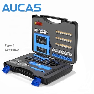 Juego de herramientas de red RJ45, crimpadora Flexible, pelacables, conectores de corte, probador de cables, Kit de accesorios de Cables LAN, telecomunicaciones - Product Image 3