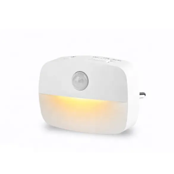 3 Modes (Auto/On/Off) Capteur de mouvement à économie d'énergie EU/US Plug in Socket LED Night Light