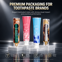 Tube de dentifrice rétractable et pliable en aluminium-plastique avec bouchon à vis – Économisez la pâte restante, réduisez les déchets