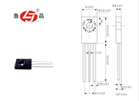 Transistors bipolaires encapsulés en plastique à montage traversant LUJING BD139 TO-126 NPN 80V 1.5A 120V VCEO 1.25W