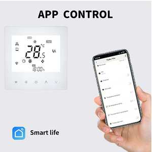 Kỹ thuật số Nhiệt Led hiển thị wifi thông minh nhiệt Màn hình cảm ứng thông minh điều hòa không khí điều khiển nhiệt độ cho nhà khách sạn - Product Image 2