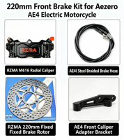 Kit de mise à niveau de frein à disque radial RZMA M616 compatible avec Ninebot M395C MZ DZ E80C Niu NXT AE5