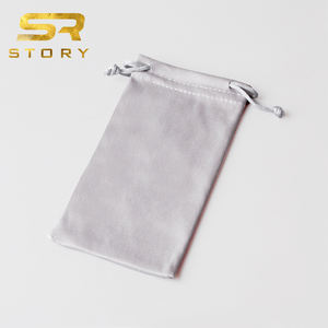 סיפור רך מיקרופייבר שרוך פאוץ משקפי שמש משקפיים בד תיק מקרה מגן מותאם אישית לוגו <span class=keywords><strong>Eyewear</strong></span> אבזרים - Product Image 3