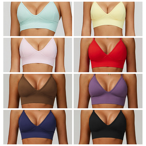 Wholesale Sportswear Active Wear Jacket Plus Size Seamless Gym Clothes Workout Yoga <strong>Leggings</strong> and Bra Sets <strong>for</strong> <strong>Women</strong> - Product Image 2