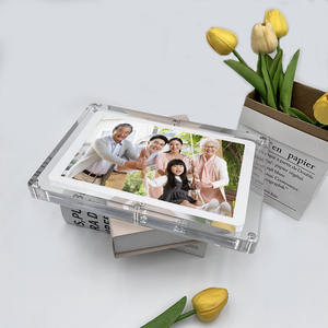 Cadre photo nft en acrylique de <span class=keywords><strong>5</strong></span> pouces, boîte de mariage avec album vidéo - Product Image 2