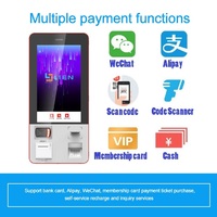 Caisse enregistreuse de haute qualité OEM avec scanner mural, kiosque de paiement multifonctionnel, auto-service