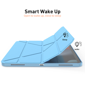 Étui magnétique ultra fin à rabat intelligent pour Apple <span class=keywords><strong>iPad</strong></span> 5, <span class=keywords><strong>iPad</strong></span> 6, <span class=keywords><strong>iPad</strong></span> Air 2 en cuir PU pour femmes - Product Image 3