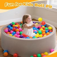 Ballons de piscine pour enfants HY Brand, sans phtalates, sans BPA, en plastique LDPE moulé par soufflage, résistants à l'écrasement, élastiques, 60 mm, logo personnalisé
