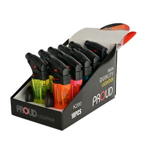 HP-K200 accendino torcia in plastica modello fiamma blu tasca personalizzata ricarica <span class=keywords><strong>turbo</strong></span> jet accendino antivento - Product Image 5