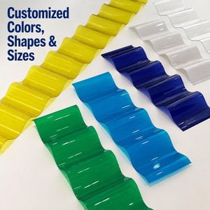 Tuiles de <span class=keywords><strong>toiture</strong></span> et de mur ondulées translucides en plastique de type R Greca, <span class=keywords><strong>plaque</strong></span> de <span class=keywords><strong>polycarbonate</strong></span> ondulée - Product Image 4