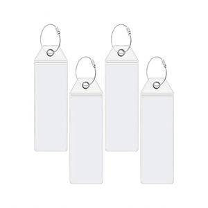 Etiqueta de equipaje de PVC con cierre superior y argollas de acero para cruceros, ideal para la Royal Cruise Line, venta al por mayor - Product Image 1