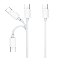 Pabrik grosir 20W pengisian cepat telepon seluler kabel daya Tipe C untuk C kabel pengisi daya untuk ponsel 2M