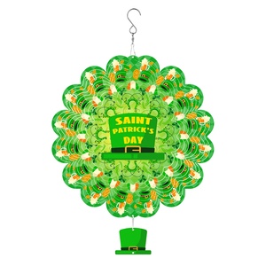 EnchGarden OEM Metal 3D Wind Spinners <b>Hat</b> Hanging for Yard & Garden Bird Protection - Product Image 1