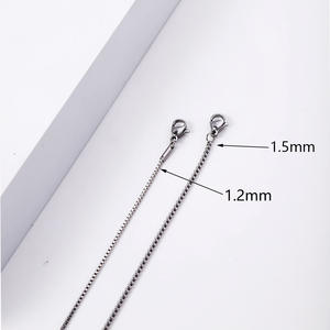 Collar de joyería de acero inoxidable para hombre de alta calidad, <span class=keywords><strong>cadena</strong></span> gargantilla, collar de <span class=keywords><strong>cadena</strong></span> fina, <span class=keywords><strong>cadena</strong></span> de clavícula <span class=keywords><strong>veneciana</strong></span> chapada en <span class=keywords><strong>oro</strong></span> - Product Image 6