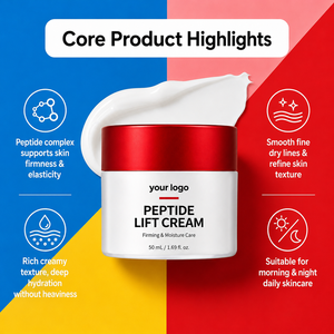 Crème Raffermissante Marque Blanche : Réduit les Rides, Affine la Texture, Hydratation Quotidienne à Absorption Rapide, Crème Visage Liftante aux Polypeptides - Product Image 5