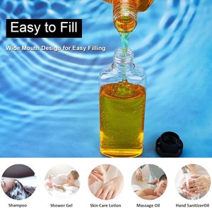 Custom PET <b>Plastic</b> Cosmetic Containers 75ml 100ml 150ml 200ml Empty Lotion Bottles Facial Cleanser <b>Packaging</b> - Product Image 4