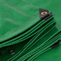 Bâche en PE laminé HDPE vert MILLION, imperméable, pour l'agriculture, l'industrie et les couvertures extérieures
