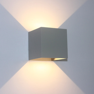 Lámpara de <span class=keywords><strong>Pared</strong></span> LED de 6W para Interiores, Aplique de <span class=keywords><strong>Pared</strong></span> Decorativo de Aluminio con Iluminación Superior e Inferior, Lámpara de <span class=keywords><strong>Pared</strong></span> LED para Dormitorio, Iluminación Impermeable - Product Image 6