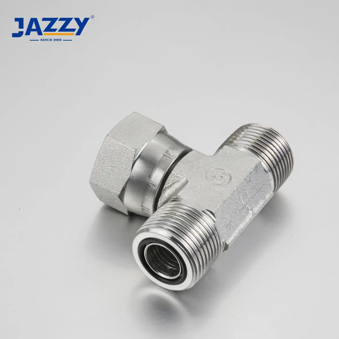 JAZZY O-Ring Face Seal MFS-MP 90 Stainless Steel Pipe Joint Adapter Fitting SAE Hydraulic Adaptor Hydraulic Transition Joint