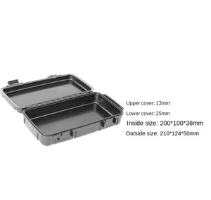 DF0719 - Mini Caja de Seguridad de Plástico Anti-Impactos para Viajes, para Guardar Baterías Externas y Accesorios, Resistente a Golpes e Impermeable - Product Image 5