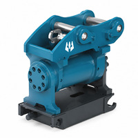 Attache rapide inclinable We-Attach WQCT-S45 6-11T pour excavatrice, en acier robuste, homologuée CE, fixation pieu-à-pieu