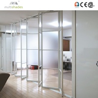 Porte pliante en aluminium à double vitrage thermique insonorisé, verre trempé, style moderne NFRC USA pour terrasse
