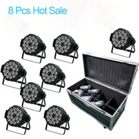 Grande Vente : Projecteur LED Par 18*10W de Haute Qualité, Contrôlé par DMX512, en Fer et Verre, RGBWA Blanc Chaud 4-en-1, pour Scène, DJ, Fête, Mariage