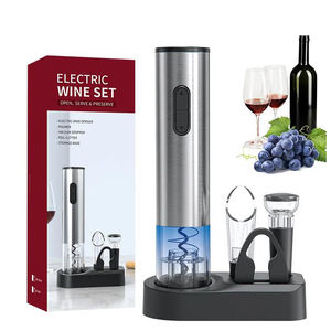 Apriscatole elettrico automatico per vino in acciaio inossidabile a batteria - Product Image 1