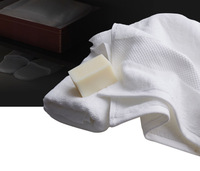 Lot de serviettes de bain épaisses en coton doux 100 % pour hôtel, avec logo personnalisé, serviettes de visage et de main en tissu éponge satiné brodé – Vente en gros à prix réduit