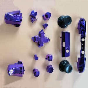 SYYTECH-juego completo de accesorios para <span class=keywords><strong>Xbox</strong></span> <span class=keywords><strong>One</strong></span> S Slim, juego de botones cromados para <span class=keywords><strong>Xbox</strong></span> <span class=keywords><strong>One</strong></span> S Slim, suministro de fábrica - Product Image 3