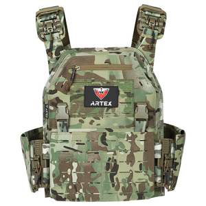 Gilet tactique en polyester 1000D découpé au laser MC – Porte-plaques MOLLE avec système de dégagement rapide – Gilet de protection CS pour l'extérieur - Product Image 2