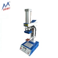 Machines de presse à chaud pour l'impression de logos sur les étiquettes de chaussures DSMC, mini-machines pneumatiques pour l'impression de transfert d'étiquettes en silicone sur les chaussures