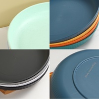 Assiette en plastique PP Ins en gros Plat à salade et fruits écologique au design classique avec logo personnalisé Expédition rapide