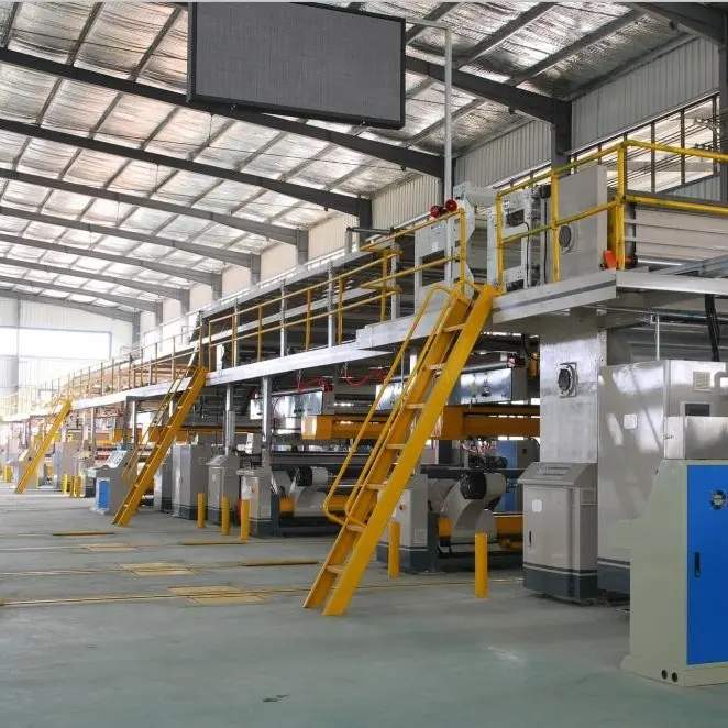 Famous Brands High Quality 5 Ply Corrugated Cardboard Production Line verwendet