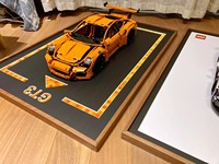 Ludaye Bingkai Foto Kreatif Cetak Giclee Ramah Lingkungan Buatan Tangan dari Kayu Solid dengan Bingkai Khusus untuk Model Mobil Balap.