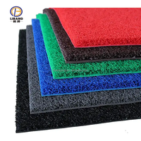 Matériel de tapis de plancher de bobine de PVC de couleur de PVC de 12mm/plastique en petits pains