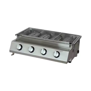 Barbecue à gaz en acier inoxydable personnalisable à deux têtes, quatre têtes et <span class=keywords><strong>six</strong></span> têtes pour l'extérieur, disponible pour les hôtels et les restaurants - Product Image 4