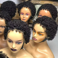 Perruques Courtes Pixie Cut pour Femmes, Perruques Lace Front en Cheveux Humains Brésiliens, Vente en Gros de Perruques Lace Frontal pour Femmes