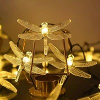 12M 100LEDs Guirlande Solaire Colorée IP44 Évalué pour Extérieur Vacances Garden Party Décor De Noël-Papillons Fée Éclairage