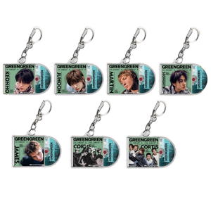 Cortis le 2ème EP <span class=keywords><strong>GREENGREEN</strong></span> Album CD Porte-clés Martin James Juhoon Seonghyeon Keonho Porte-clés créatif Breloques de sac Souvenir pour fans - Product Image 1