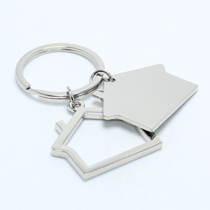 <strong>New</strong> Hollow Out Couple House <strong>Home</strong> Real Estate Gifts Keychain Key Chain Key Holder Ring Keyfob Metal Double House Shaped <strong>Keyring</strong> - Product Image 4