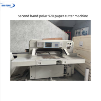 Guillotina de Papel Computarizada Polar 920 Usada de Alta Calidad, 380V, Alta Velocidad 60m/min, Alta Precisión, Segunda Mano