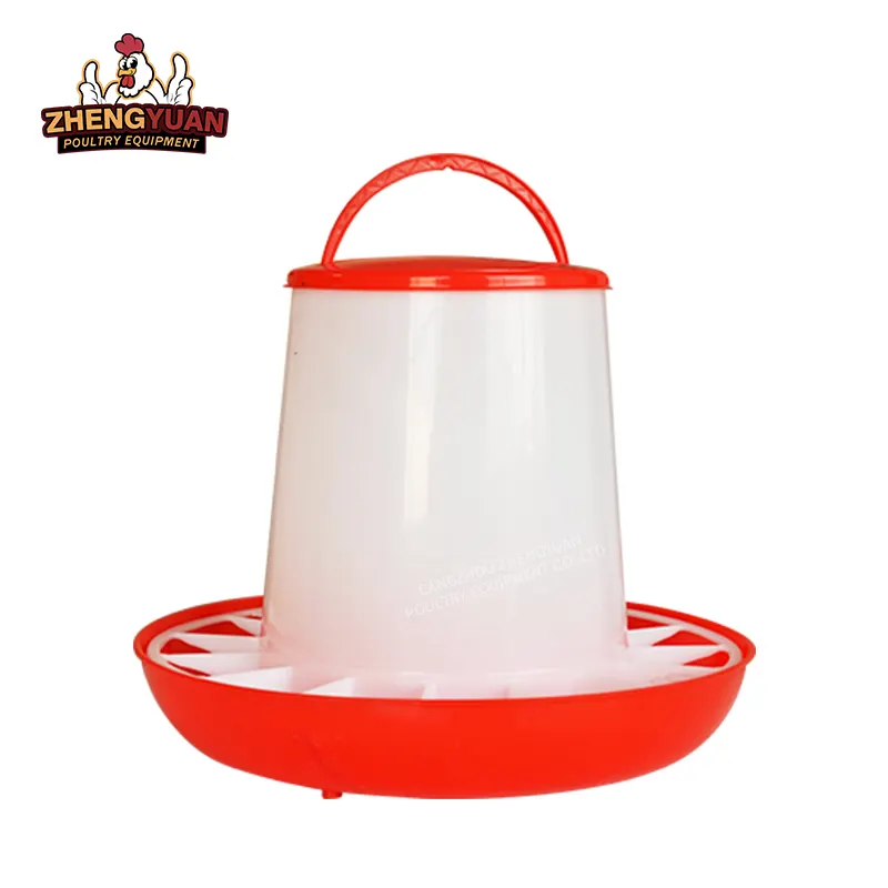 Plastic Poultry Feeder Pan Bucket Animal Feeders automatic poultry feeders drinkers reinforced chicken feed bucket