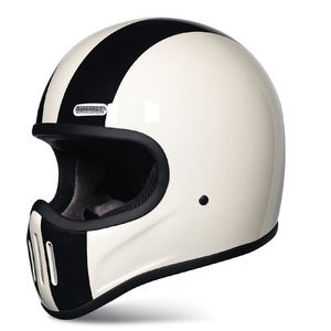 AD Factory personalizado nuevo tamaño XL cara completa Retro fibra de vidrio cascos de motocicleta protección de seguridad para carreras de carretera - Product Image 4